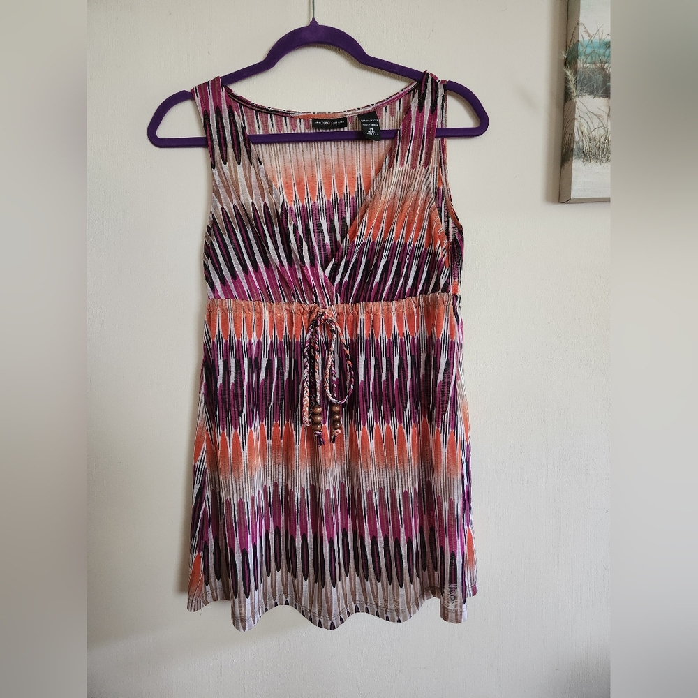 New York & Company boho top coverup size medium